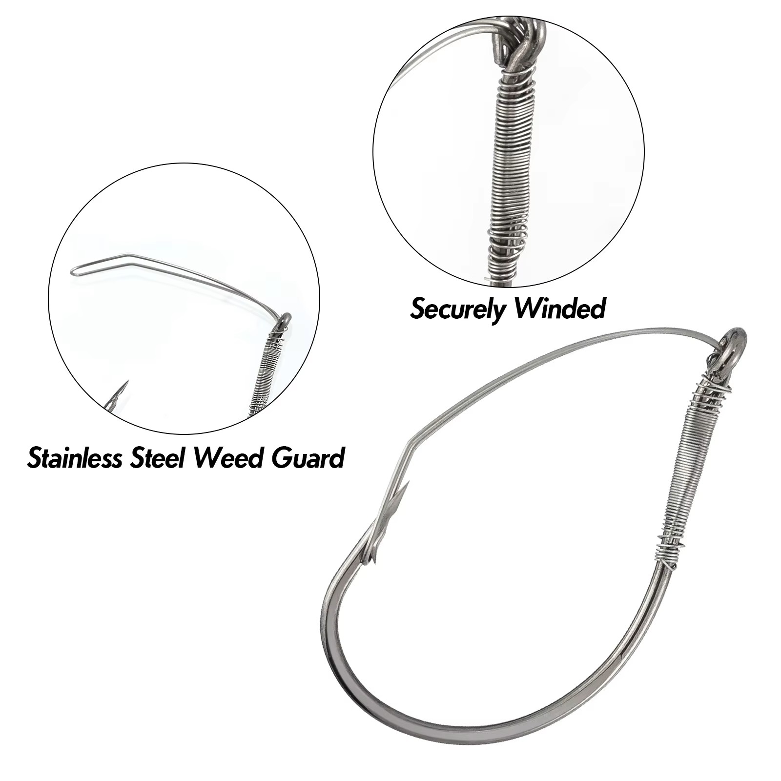 FishTrip Weedless Wacky Rig Ho - đánh giá và giá Fishing Hook Circle