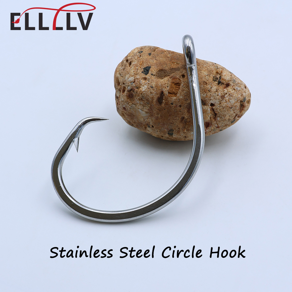 Ellllv 10/0 - 16/0 Stainless S - đánh giá và giá Fishing Hook Circle